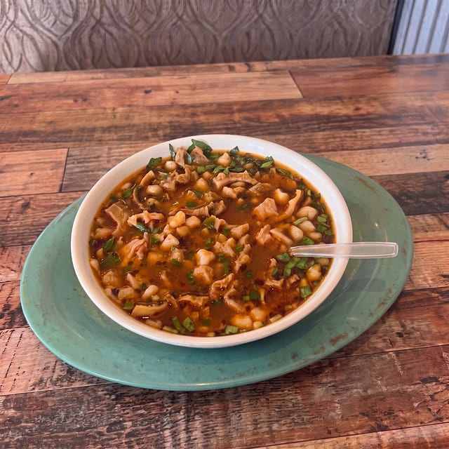Bowl of Pozole.