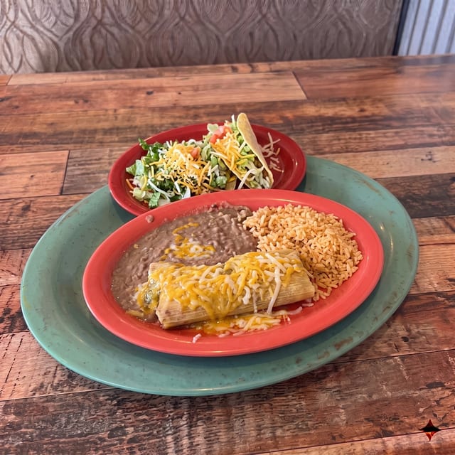 Enchilada De Queso Plate.