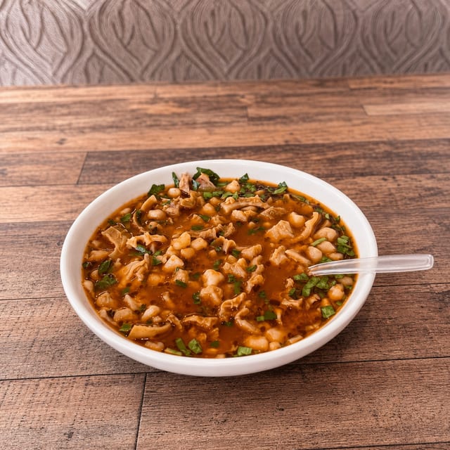 Bowl of Pozole.